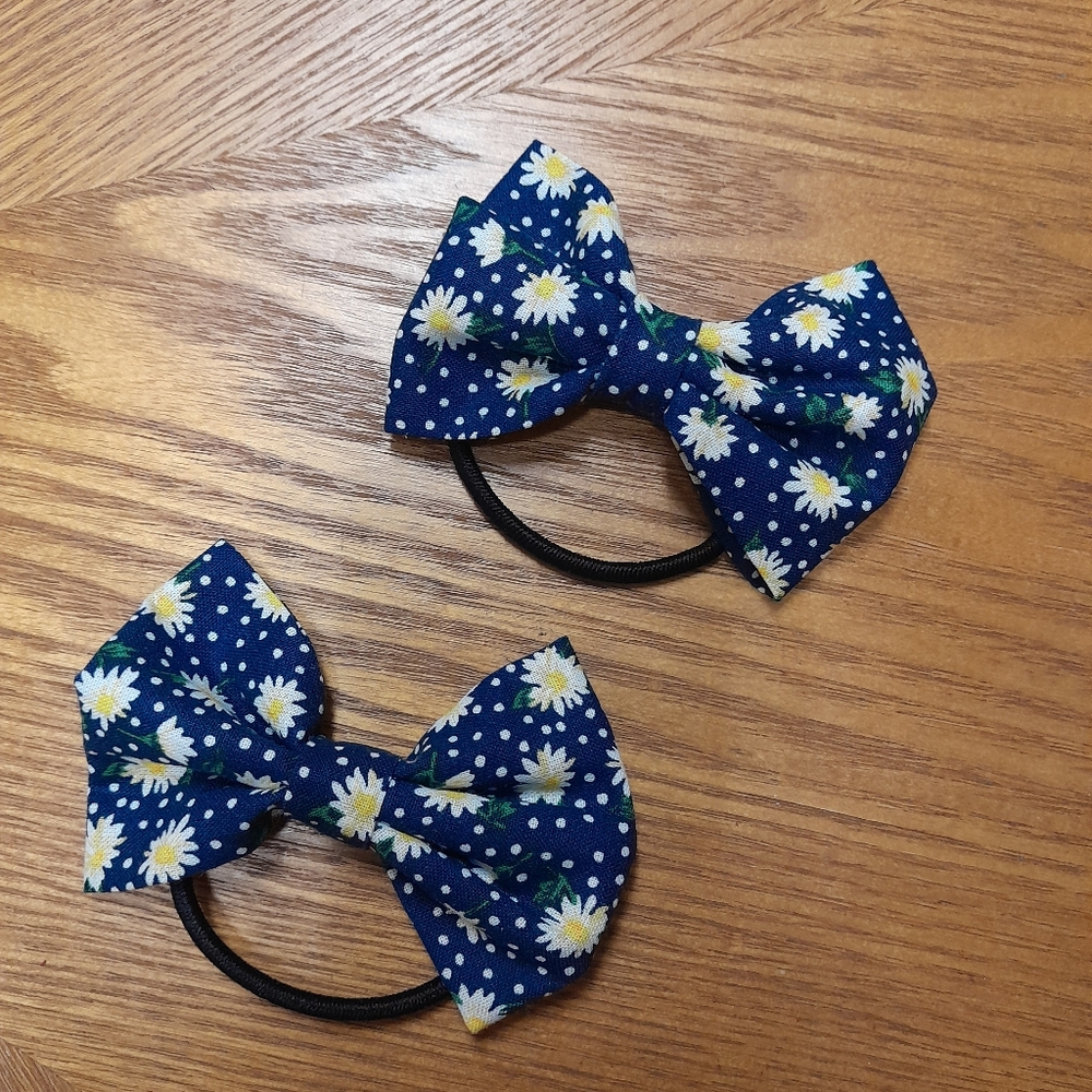 Daisy Delight Kids Hair Ties NWT Size:OS Handmade